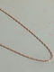 Heliophilia Silver Necklace From Pink Gold Plated Silver Pink