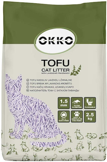 Flamingo Katzenstreu Tofu Mit Lavendelduft 2.5kg