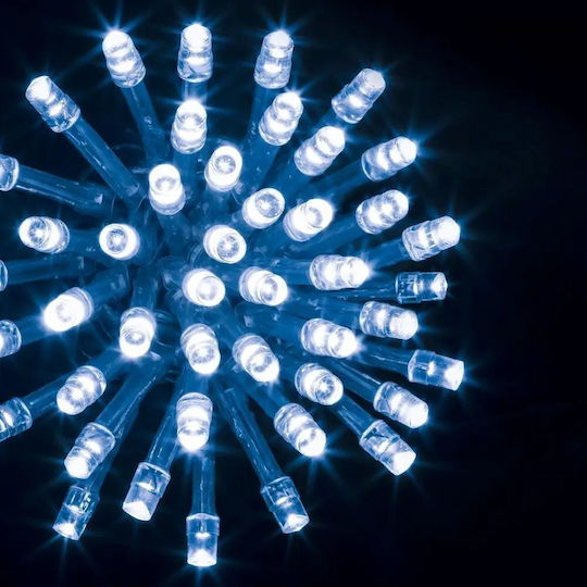 200 Коледни Лампички LED 20м Сини в Лента