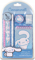 Ekdoseis Molyvi Kinder Schreibwaren-Set mit Bleistift, Spitzer, Radiergummi, Notizbuch und Lineal