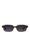 Meller Kya Tigris Unisex Sunglasses with Brown Tartaruga Frame with Polarized Lens
