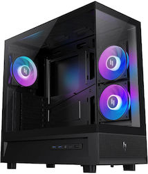 GameMax NEX C51 BK Gaming Midi-Turm mit Seitenfenster GameMax NEX C51 BK Gaming Midi-Turm mit Seitenfenster