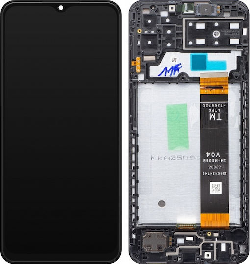 Samsung Ecran Cu Mecanism Tactil și Cu Ramă pentru Samsung Galaxy A13 A135 Negru