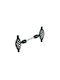 Thirard Middle Door Lever With Rosette Black