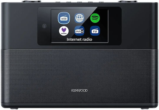 Kenwood 1379340 Tischplatte Radio DAB+ mit Bluetooth und USB Schwarz