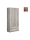 Economy Doppeltür Kleiderschrank Kastanie 90x60x180cm