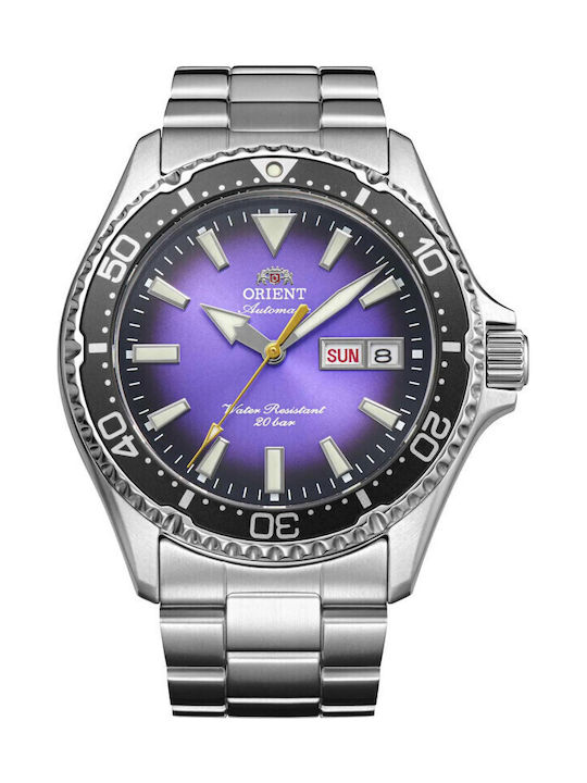 Orient Mako Мъжки Часовник Автоматичен с Сребрист Стоманен Браслет Orient Mako Мъжки Часовник Автоматичен с Сребрист Стоманен Браслет