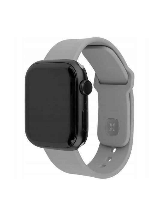 Σταθερό Λουράκι Σιλικόνης Αθλητικά Ρούχα Apple Watch Band 42 44 45 46 49 Mm Ανοιχτό Γκρι
