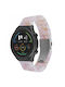 Fixed Resin Strap Fixed Resin Strap Quick Release 20 Mm Smartwatch Candy Pink