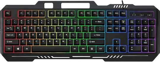 Yelandar K568 Gaming-Tastatur mit RGB-Beleuchtung (Englisch US)