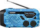 Blaupunkt 1386777 Retro Handheld Radio Solar mit USB Blau
