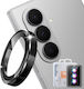 Samsung Galaxy Z Fold8 Ultra 5G Enkay Протекторни Пръстени за Камера Lens Protector Rings Черен