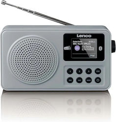 Lenco PDR-034GY Retro Portable Battery Grey Lenco PDR-034GY Retro Portable Battery Grey