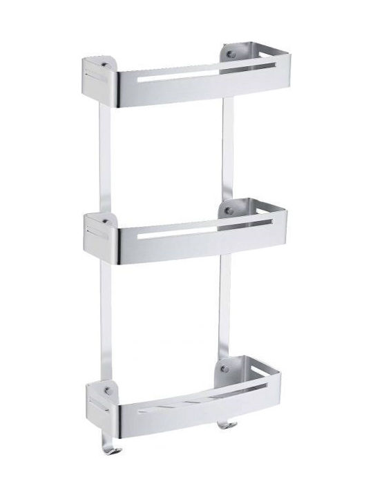 Gloria Formula Wall Mounted Bathroom Shelf Meta...