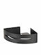 Wenko Eck An Der Wand Montierte Metallische Badezimmerregal 30.5x8x23cm Schwarze