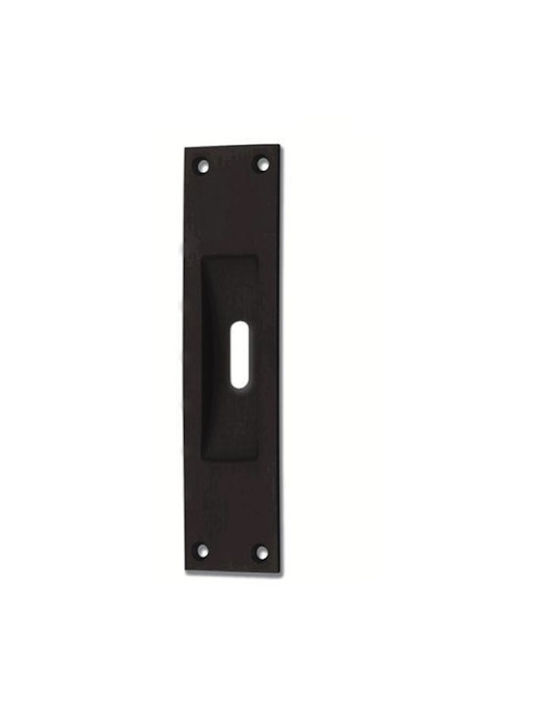 Import Hellas Türdrücker mit Schlüsselloch Schwarze 35mm 555