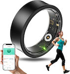 R11M Smart Ring 18.9mm με Παλμογράφο Μαύρο