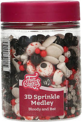 Funcakes 3d Sprinkle Medley Νυχτερίδες Αίμα 70γρ Funcakes 3d Sprinkle Medley Νυχτερίδες Αίμα 70γρ
