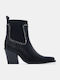 Stiefeletten Damen mit Hohem Absatz Schwarz