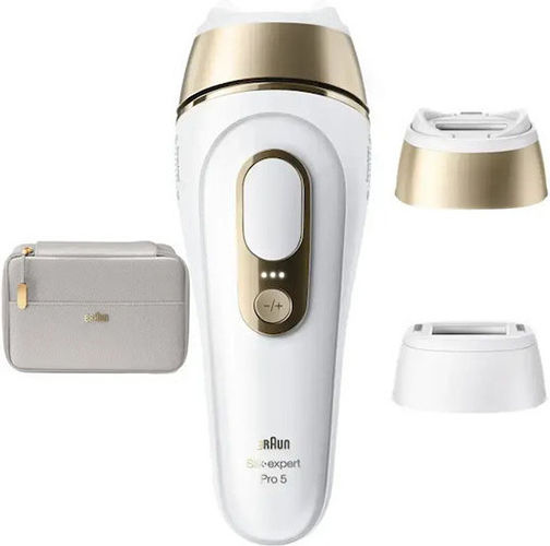 Braun Epiliergerät Silk-expert Pro 5 Pl5210 IPL Weiß Gold IPL Pl5210