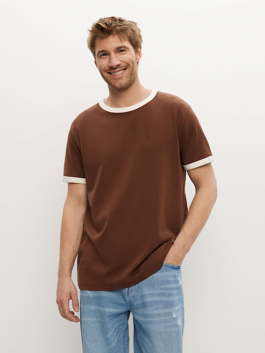 Diverse T-shirt Καφέ