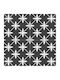 Prissmacer Wandsticker & Wandgemälde Star Schwarz Matt 45x45
