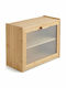 Lumarko Brotkasten aus Bambus Beiges 17x40x31cm