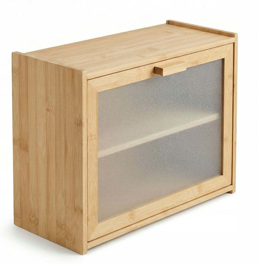 Lumarko Brotkasten aus Bambus Beiges 17x40x31cm