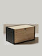 Lumarko Brotkasten aus Bambus Beiges 20x33x20cm