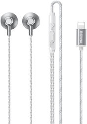 Remax Lightning Rm-711i In-Ear Doppelkopfhörer Silber