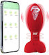 Crushious Anal Spielzeug mit Kabelloser Funktion und Vibration Rote