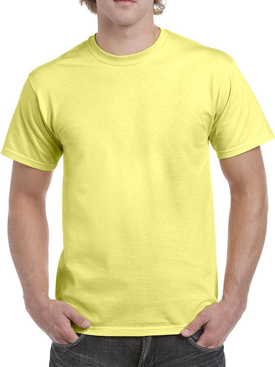 Gildan Ultra Мъжка рекламна тениска Cornsilk