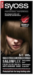 Syoss Permanent Color Βαφή Μαλλιών Brun Închis