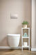 Zeller Dulap de baie 22x22x65cm Alb