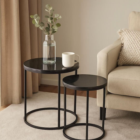 Round Zigon Set Wooden Marmer 2 Pieces LxW approx Round Zigon Set Wooden Marmer 2 Pieces LxW approx