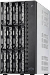 TerraMaster T12-500 Pro NAS Turn cu 12 sloturi pentru HDD/SSD și 2 porturi Ethernet
