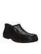 Leather Men's Casual Anatomic Black Shoes