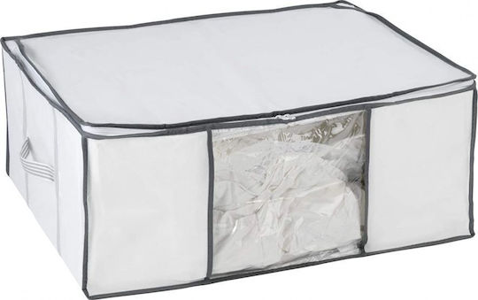 Wenko Plastiktasche Aufbewahrung Für Decke Bettdecke Luftdicht Und Mit Vakuum In Weißer Farbe 50x65x25cm