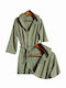 Hatzitex Hooded Bathrobe Olive HATZITEX Olive NoXL Hatz.Mpournouzi