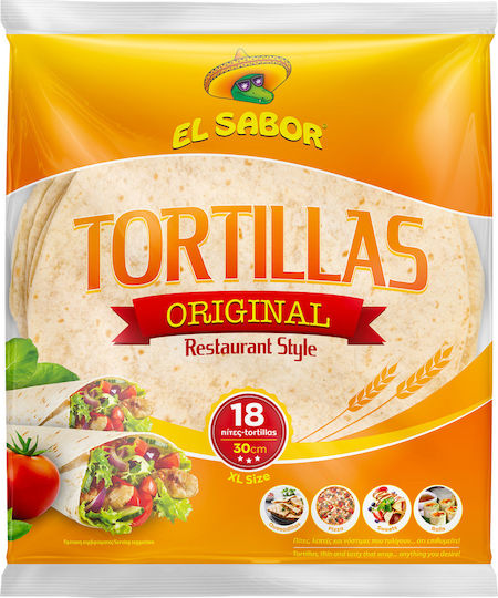 El Sabor Тортили Царевица 30см 18 Бройки 6-72142