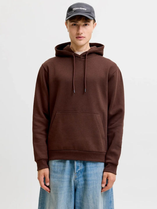Jack & Jones Суитшърт с качулка Бордо