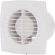 Equation Wall Bathroom Ventilator 100mm White