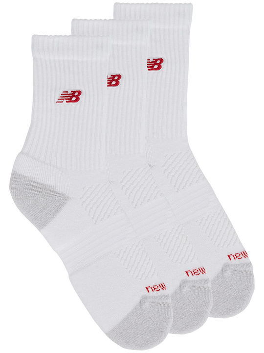 New Balance Спортни чорапи Бели 3 чифта