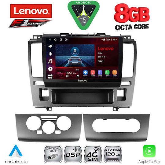 Lenovo Автомобилна Аудио Система За Nissan Tiida 2004 Bluetooth USB Вграден Wi-Fi GPS Apple CarPlay Android Auto С Touch Screen 9"