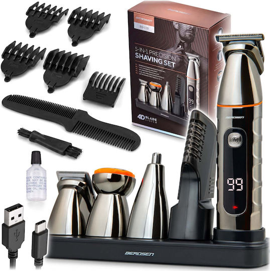 Berdsen Professionelles Satz Für Wiederaufladbare Haarschneider BD-270
