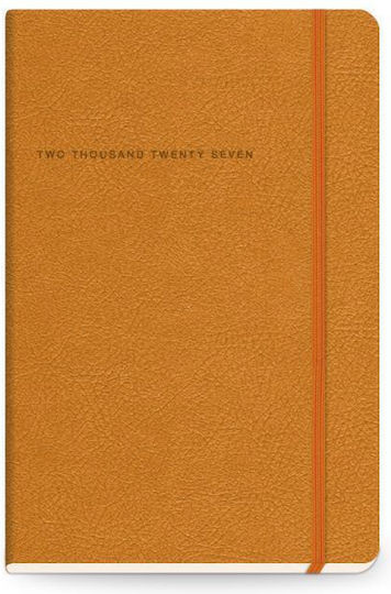The Writing Fields Softline Седмичен Дневник 2027 Оранжева 13.8x20.4см