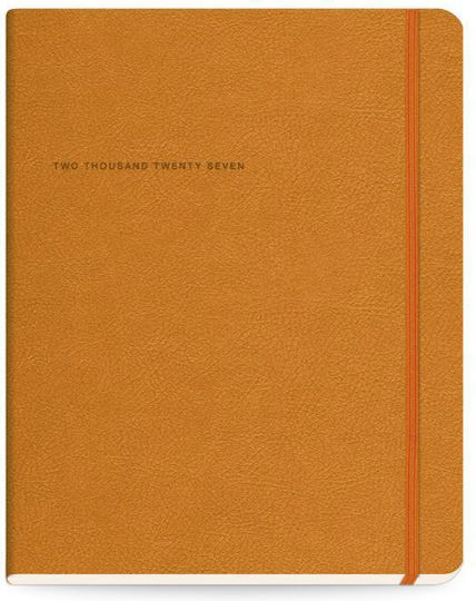 The Writing Fields Softline Седмичен Дневник 2027 Оранжев 21x26см