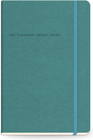 The Writing Fields Softline Седмичен Дневник 2027 Петролен 13.8x20.4см