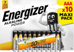 Energizer Power Alkaline-Batterien AAA 1,5V 10 ...