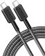 Anker Cable USB-C male - USB-C PD Μαύρο 0.9m A81F5H11